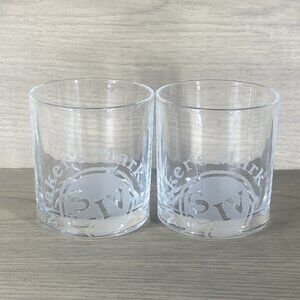 Makers Mark SIV Lowball Cocktail Bourbon Whiskey 2 Glass Set